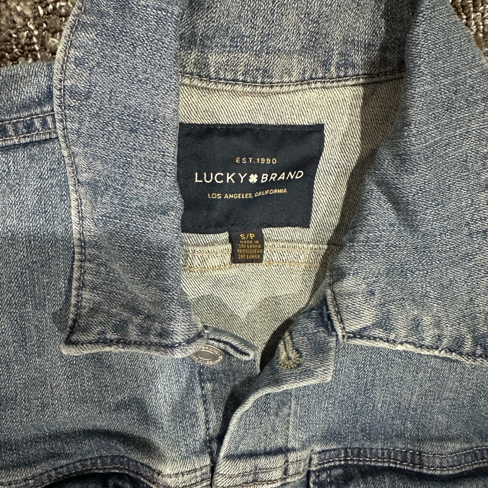 Youth Lucky Brand Light Blue Denim Jacket